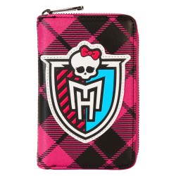 Loungefly - Mattel - Monster High - Portafoglio con zip Crest - MHWA0001